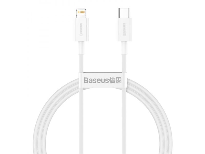 Baseus datový kabel Superior USB-C/Lightning 1m 20W bílý 6953156205314 - Obrázek 14