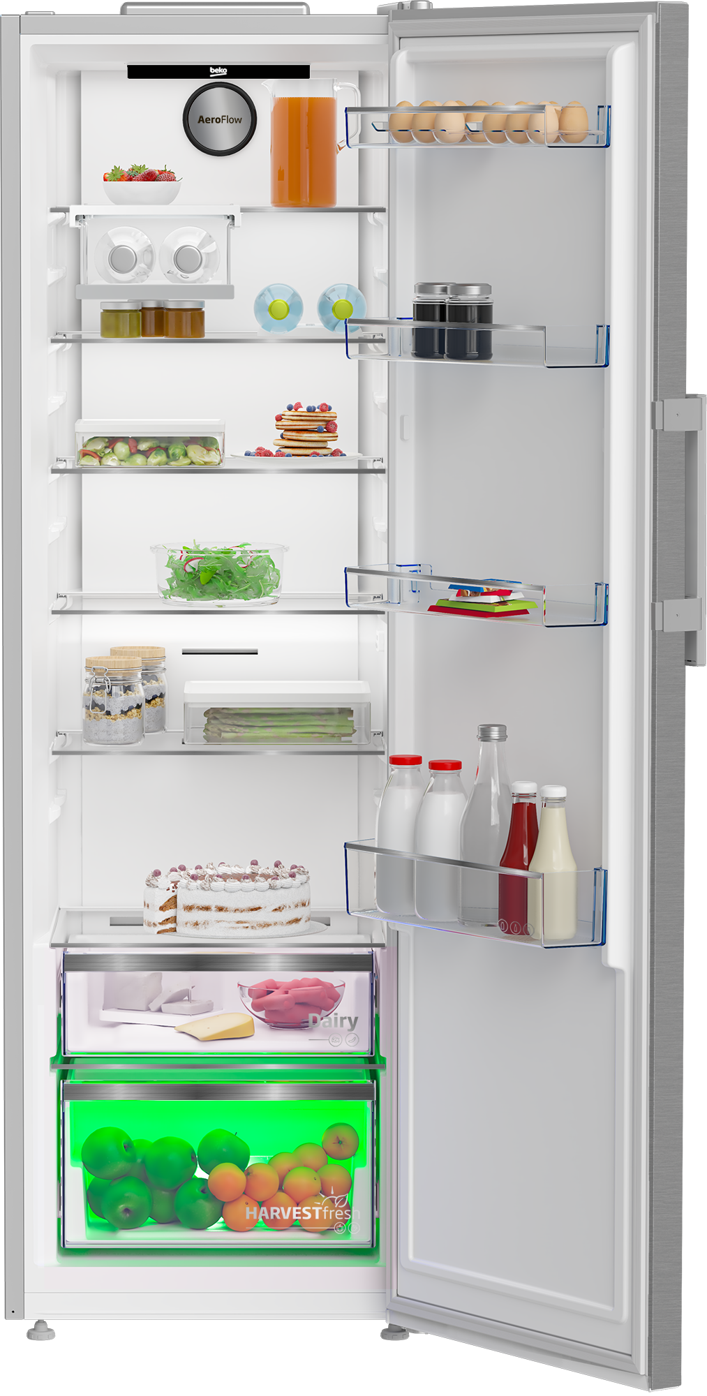 Beko B5RMLNE444HX monoklimatická lednice - Obrázek 2