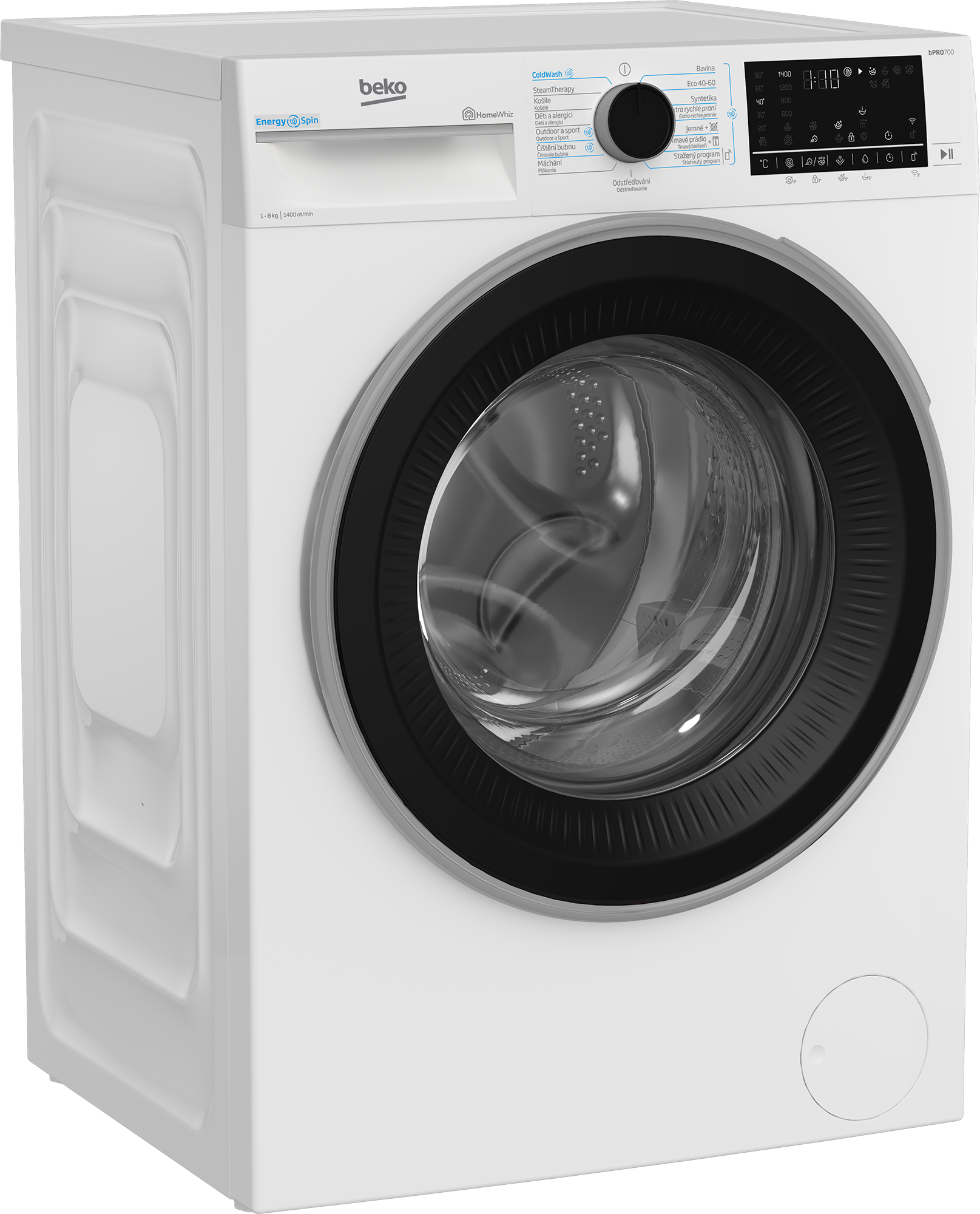 Beko B5WFU68418WBG pračka s předním plněním - Obrázek 2