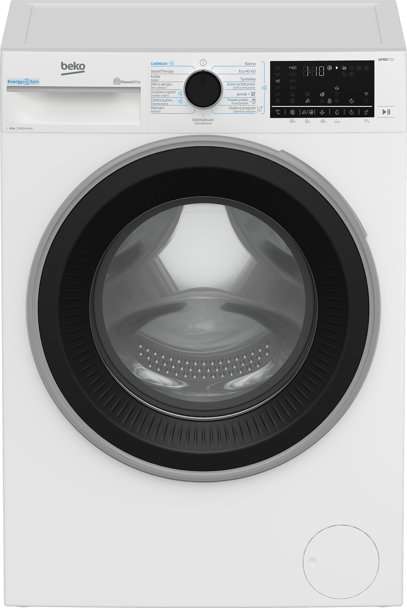 Beko B5WFU68418WBG pračka s předním plněním