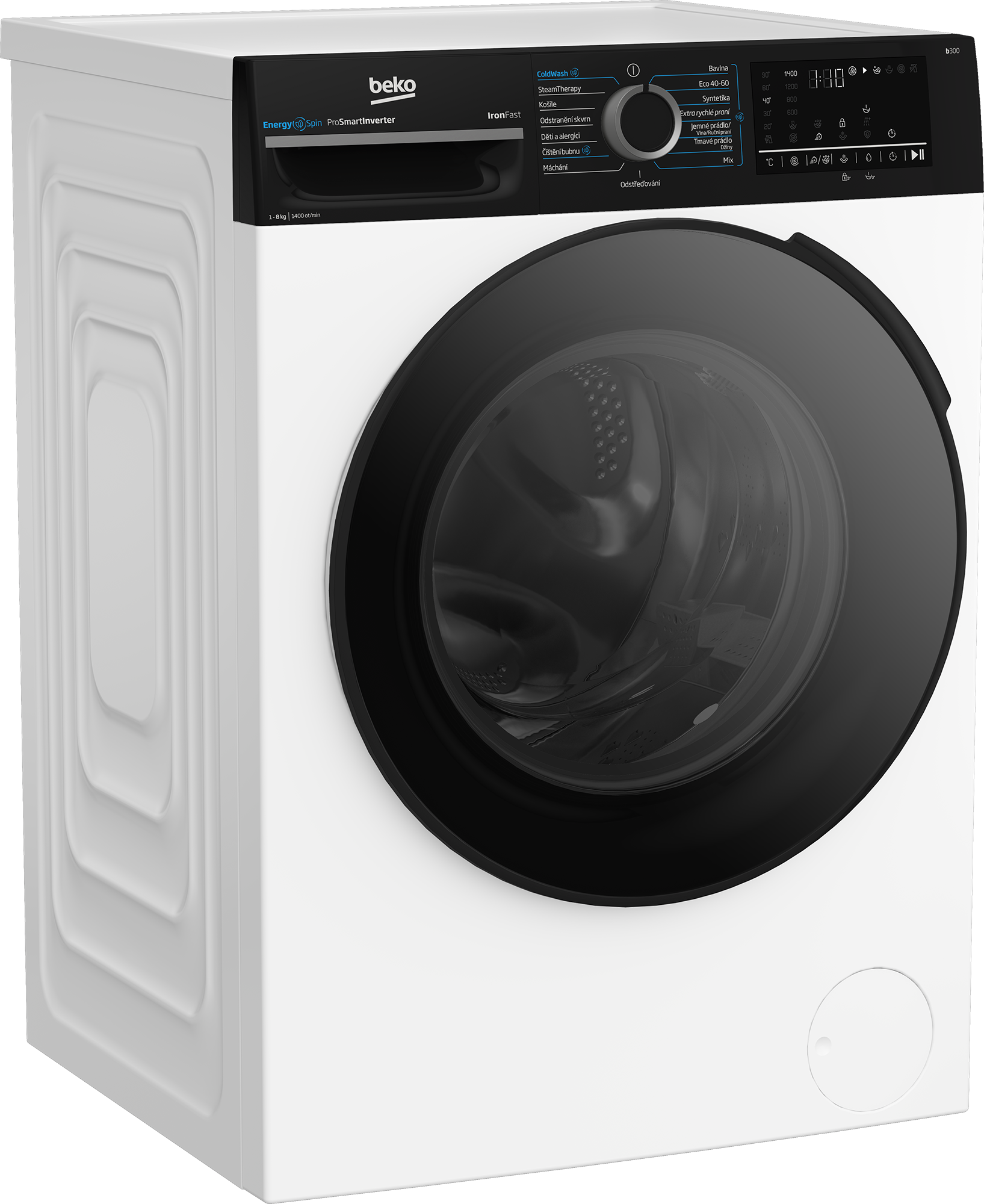 Beko BM3WFU4841WBC pračka s předním plněním - Obrázek 2