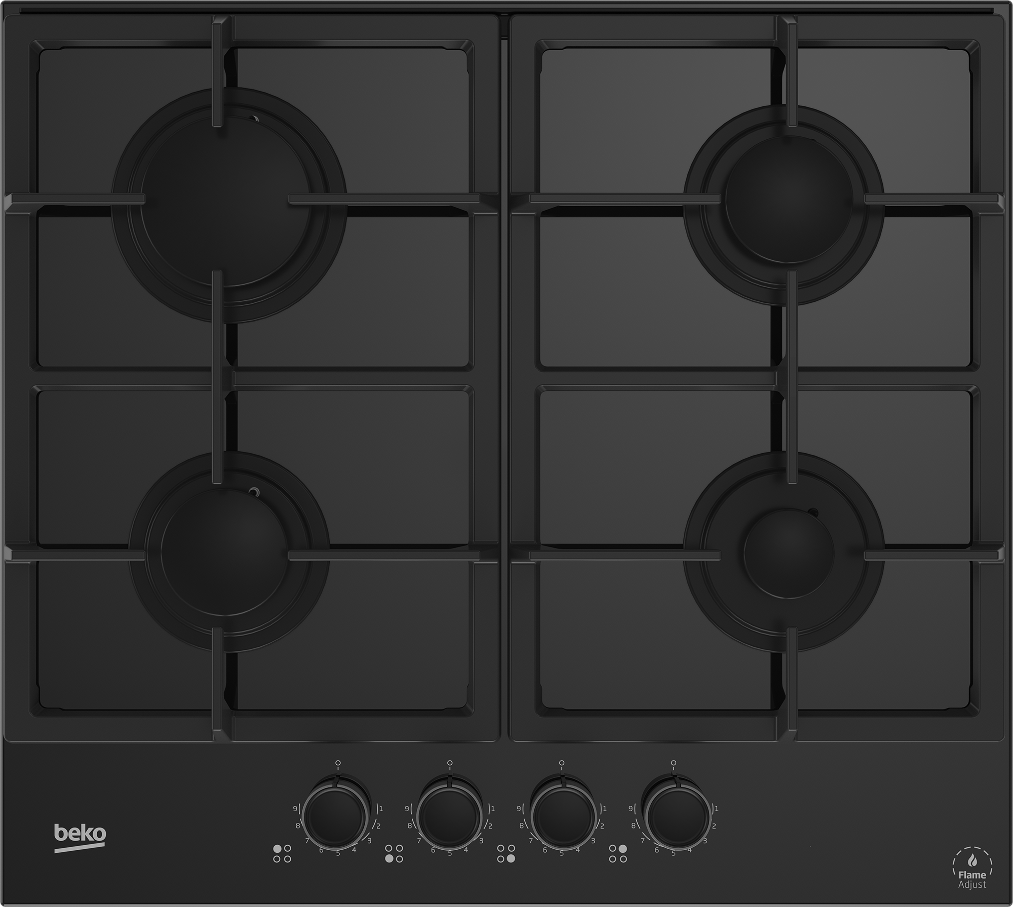 Beko HILG 64325 SDX plynová varná deska