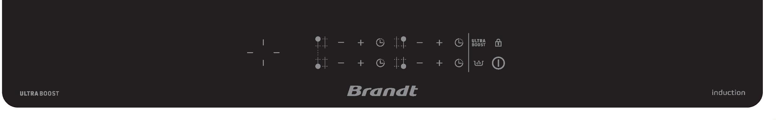 Brandt BPI364DPB indukční varná deska - Obrázek 2