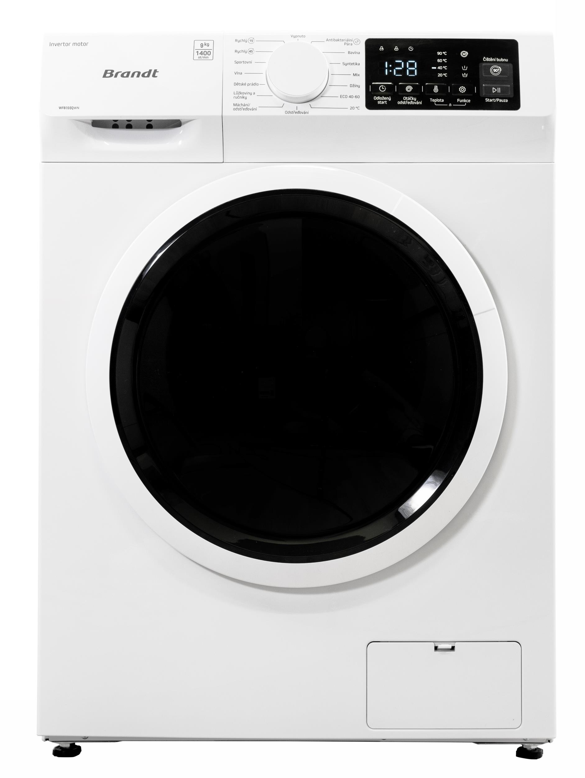 Brandt WFB198QWN pračka s předním plněním