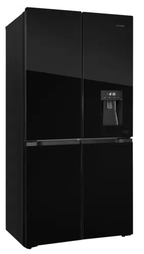 Concept Americká lednice s dávkovačem vody LA8891bc BLACK