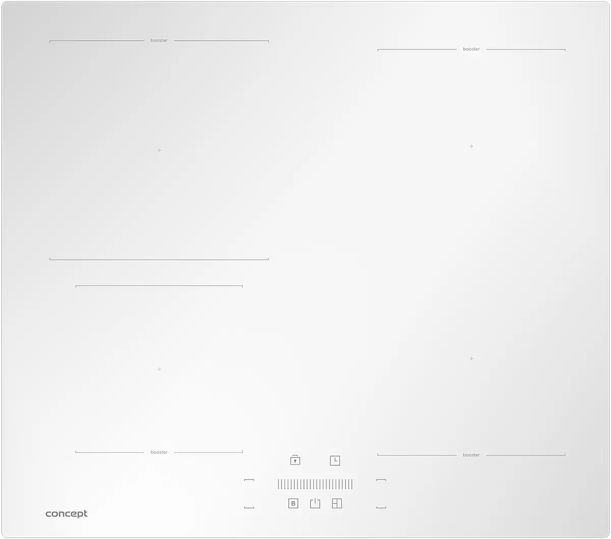 Concept Indukční deska s flexi zónou (Bridge) WHITE IDV5160wh - Obrázek 2