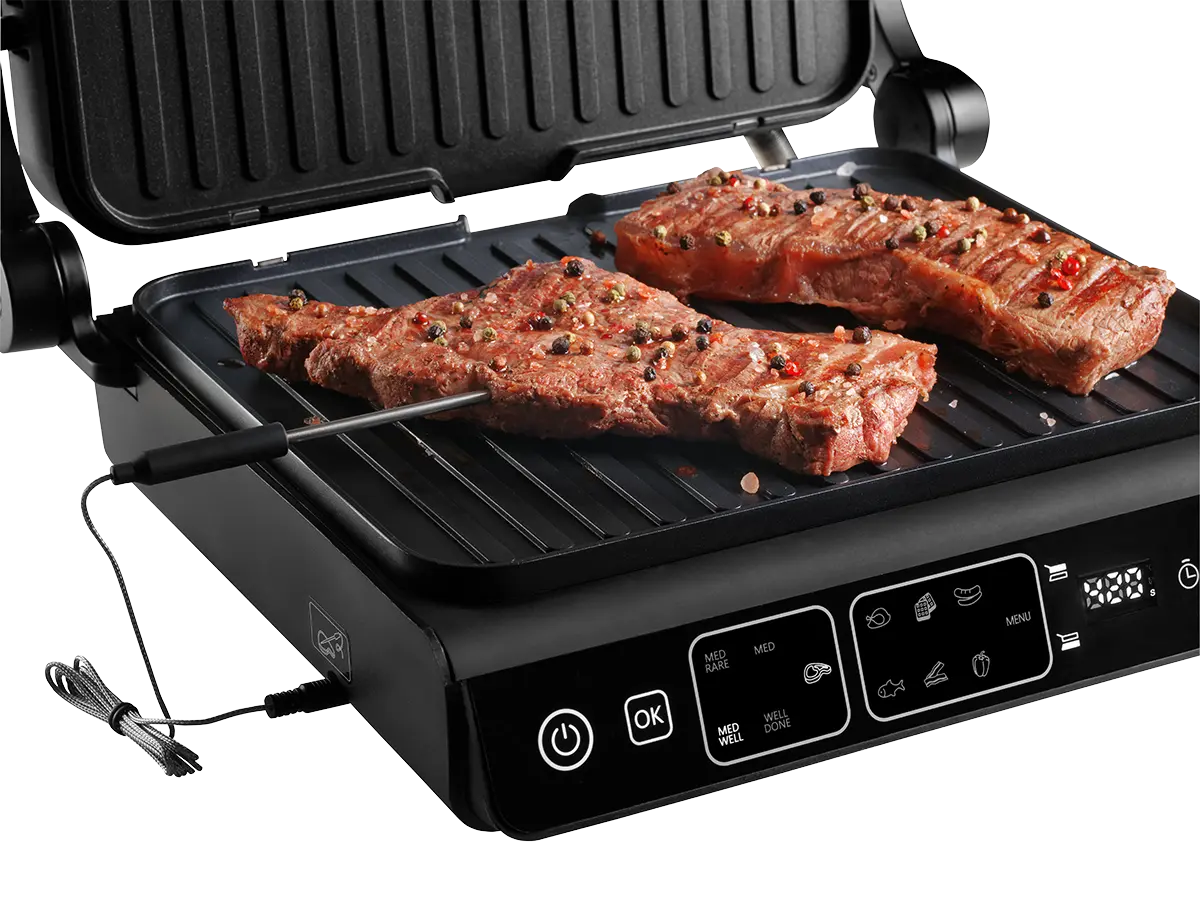 Concept Kontaktní gril s teplotní sondou Glass GE3600 - Obrázek 2