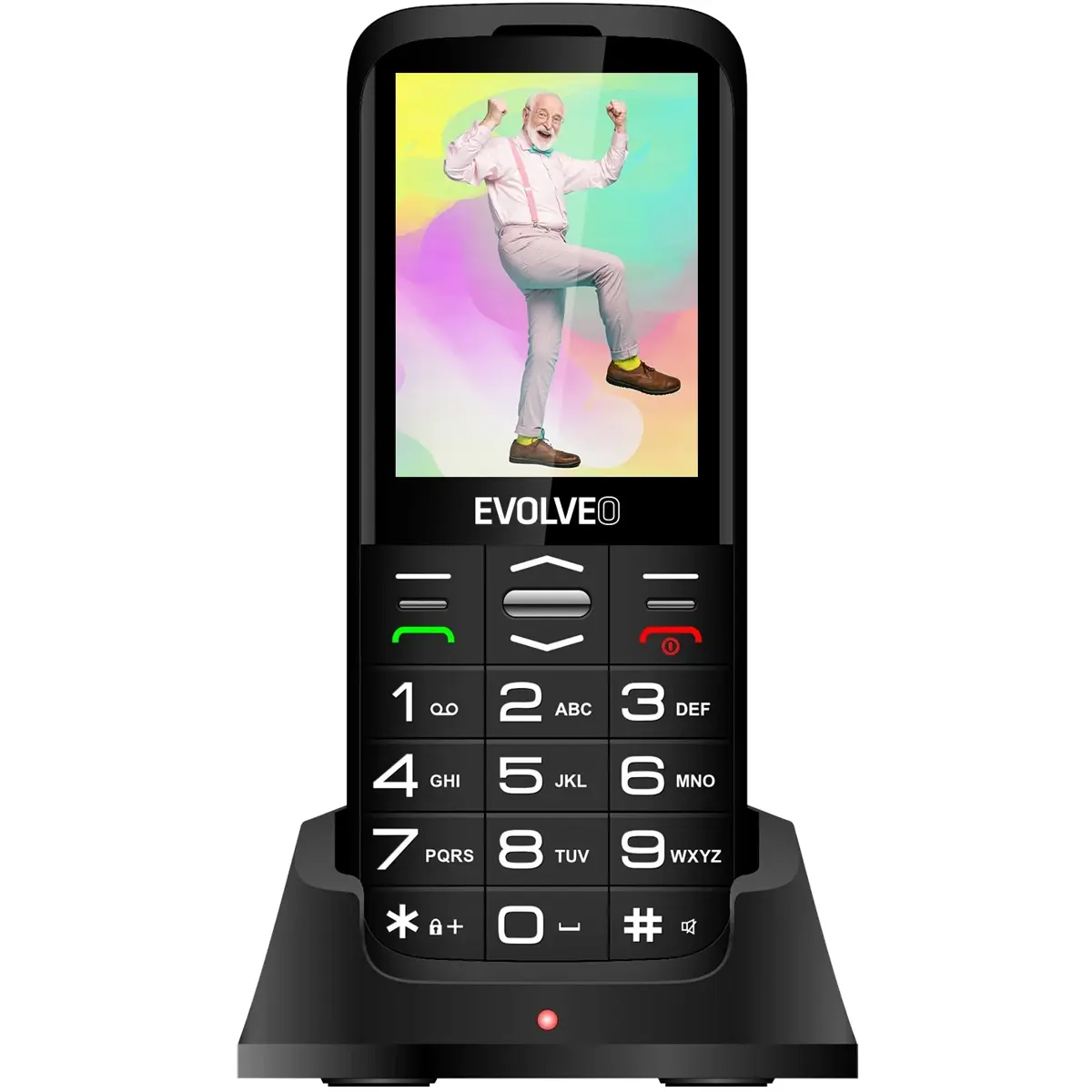 EVOLVEO EasyPhone XO barva Red - Obrázek 2