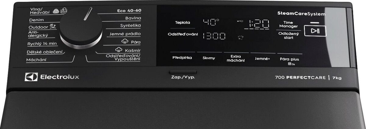 Electrolux EW7T337DC pračka s vrchním plněním 700 PerfectCare - Obrázek 2