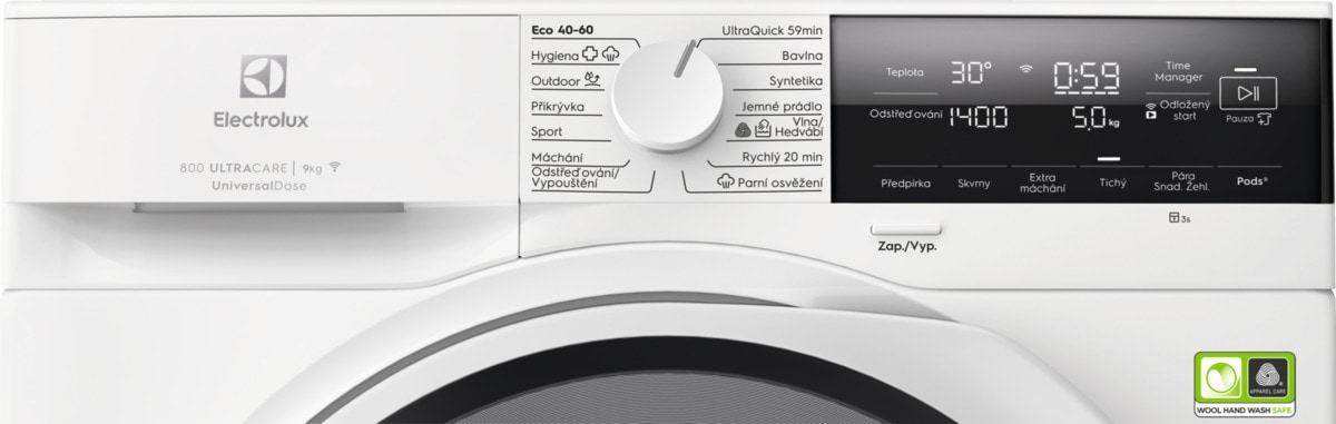 Electrolux EW8F3494SQC pračka s předním plněním 800 UltraCare - Obrázek 2