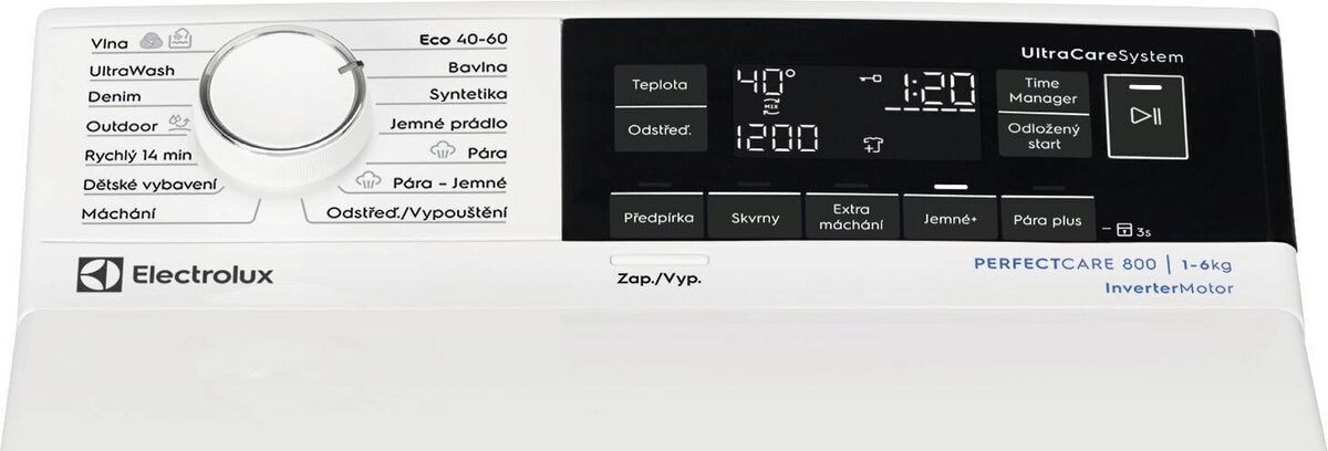 Electrolux EW8TA3562C pračka s vrchním plněním 800 PerfectCare - Obrázek 2