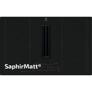 Electrolux KCC84450CZ indukční varná deska s odsavačem Bridge SaphirMatt®