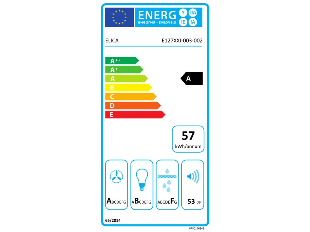 Elica HILIGHT GLASS H30 WH/A/100 stropní digestoř - Obrázek 2