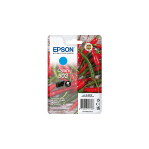 Epson 503 inkoustová náplň 1 kusů Originální Standardní výtěžnost Modrá C13T09Q24010