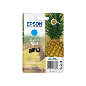 Epson 604 inkoustová náplň 1 kusů Originální Standardní výtěžnost Azurová C13T10G24010