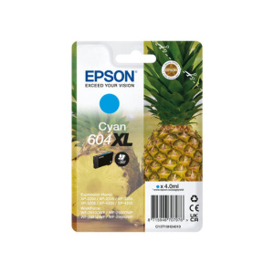 Epson 604XL inkoustová náplň 1 kusů Originální Vysoká (XL) výtěžnost Azurová C13T10H24010