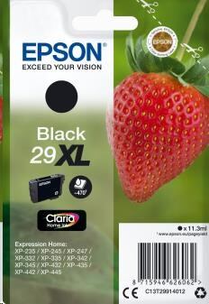 Epson Singlepack Black 29XL Claria Home Ink C13T29914012