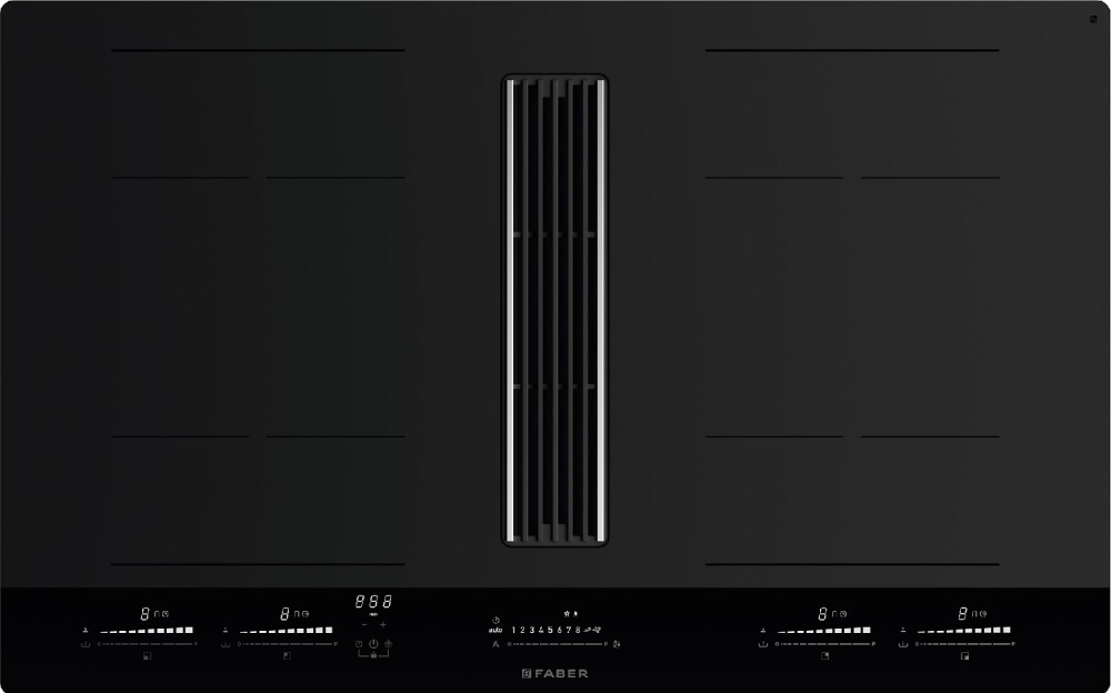 Faber GALILEO STRIPES F830 indukční varná deska s odsavačem