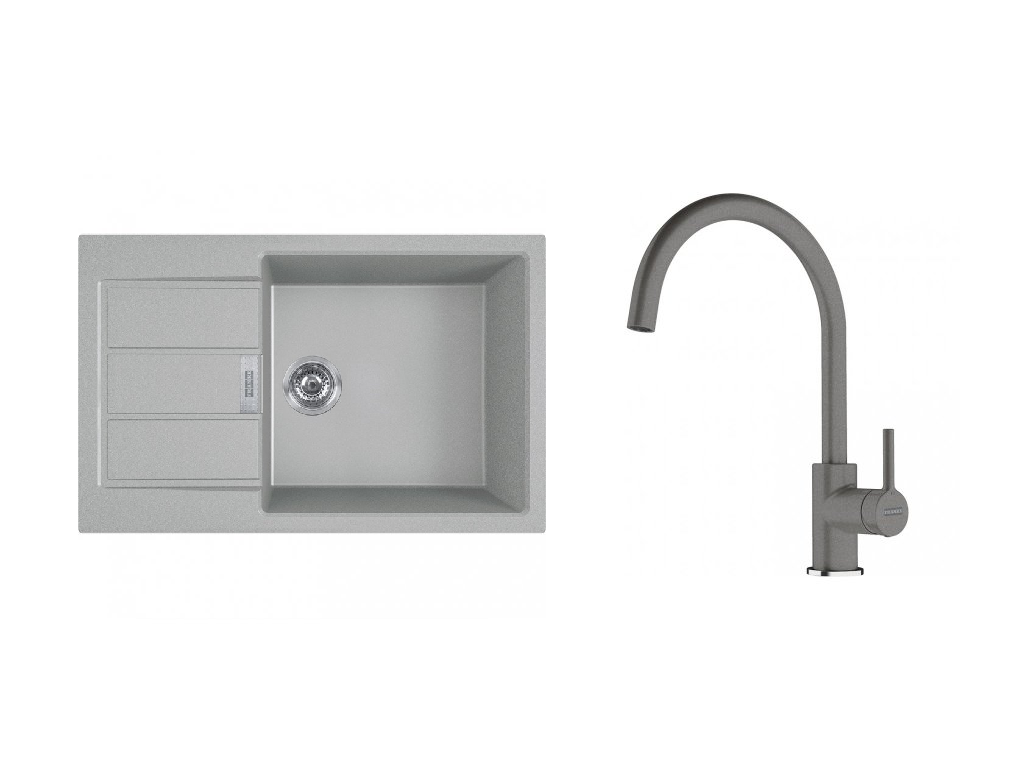 Franke S2D 611-78 XL šedá+FC 6018.084