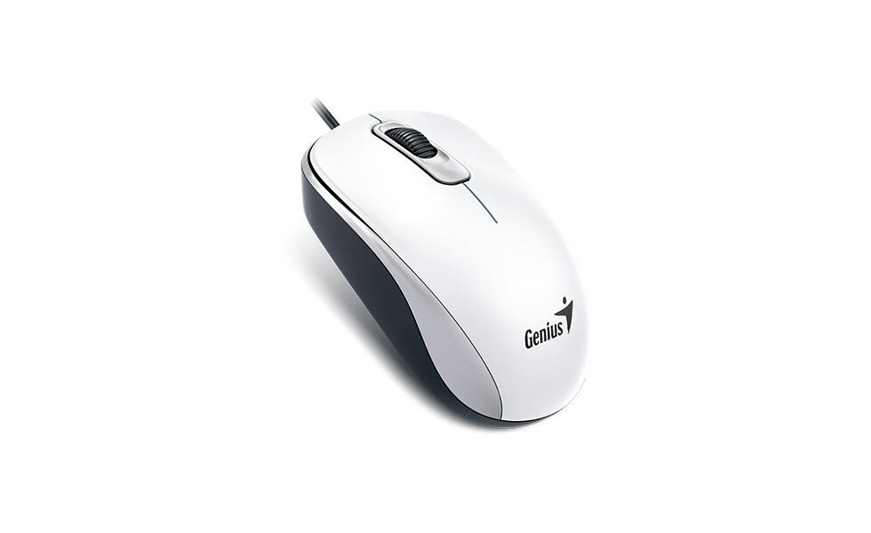 GENIUS DX-110/Kancelářská/Optická/1 000 DPI/Drátová USB/Bílá 31010116109
