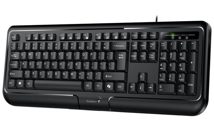 Genius KB-118 II/Drátová USB/CZ-SK layout/Černá 31310051411