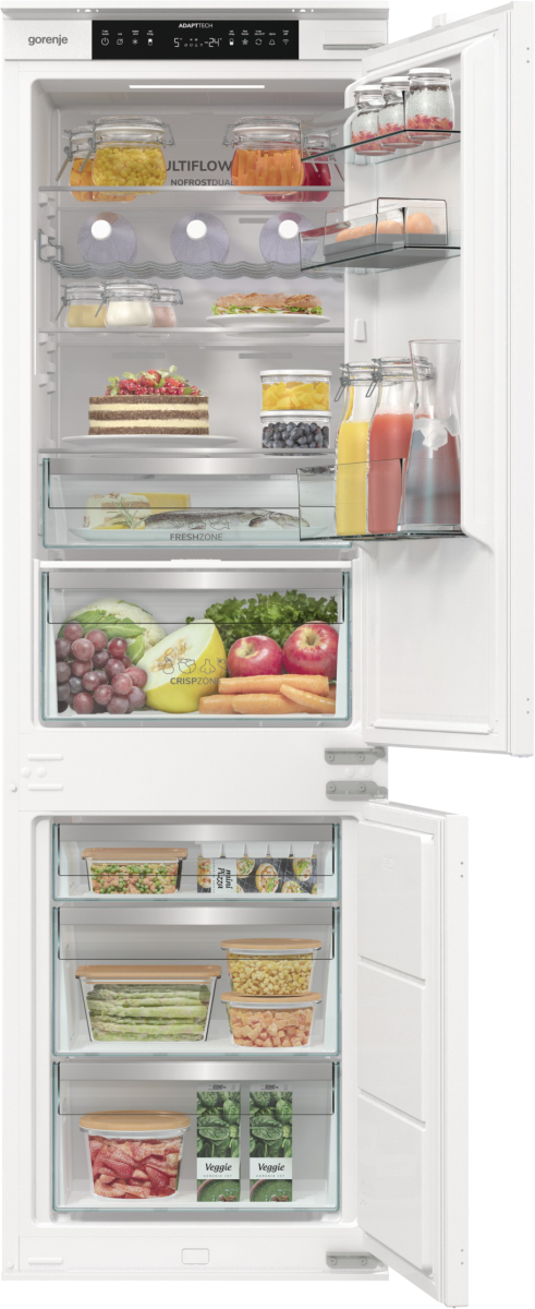 Gorenje NRKI517E61WF vestavná kombinovaná lednice