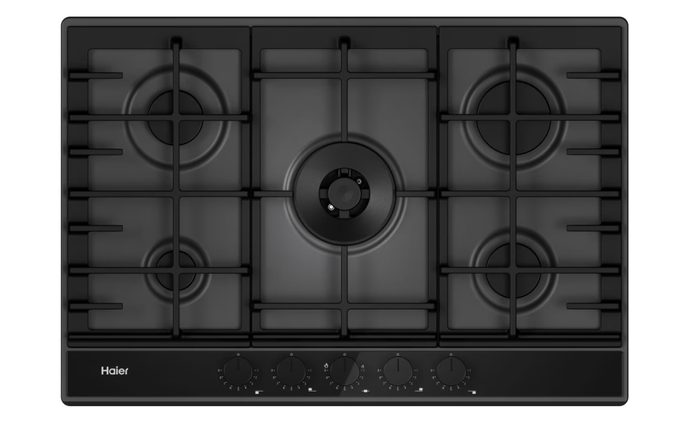 Haier HAHG7W5TEB plynová varná deska