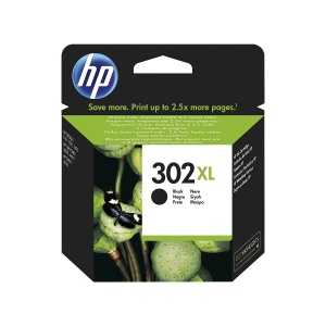 Inkoustová kazeta HP 302XL černá (F6U68AE#BA3)