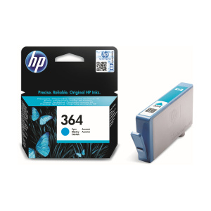 Inkoustová kazeta HP 364 azurová (CB318EE#BA3)