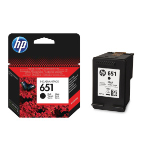 Inkoustová kazeta HP 651 černá (C2P10AE#BHK)