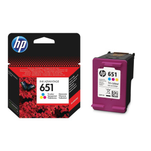 Inkoustová kazeta HP 651 tříbarevná (C2P11AE#BHK)