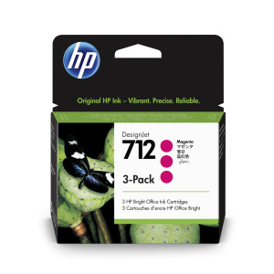 Inkoustová kazeta HP 712 purpurová