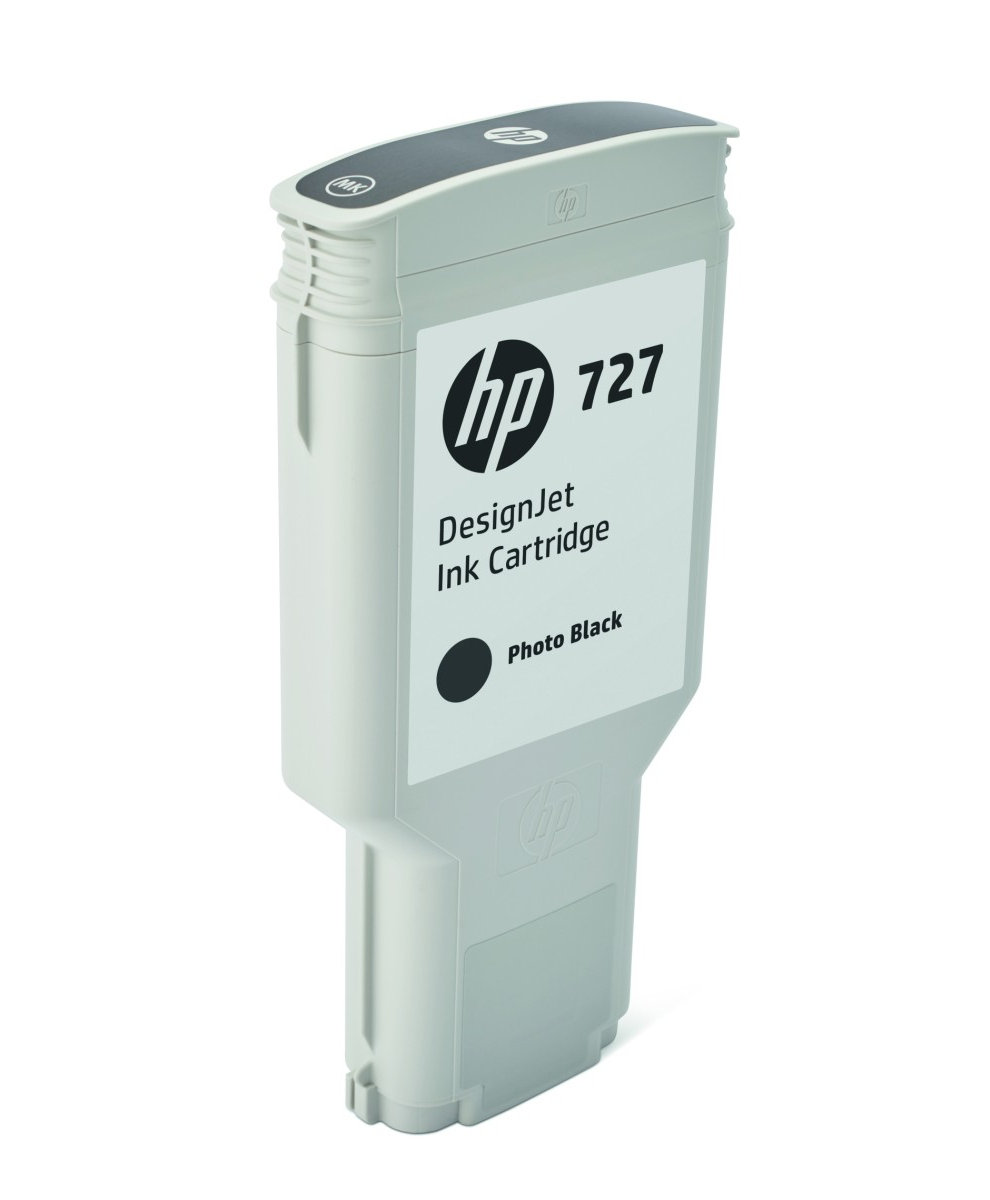 Inkoustová kazeta HP 727 fotografická černá (300 ml) (F9J79A)