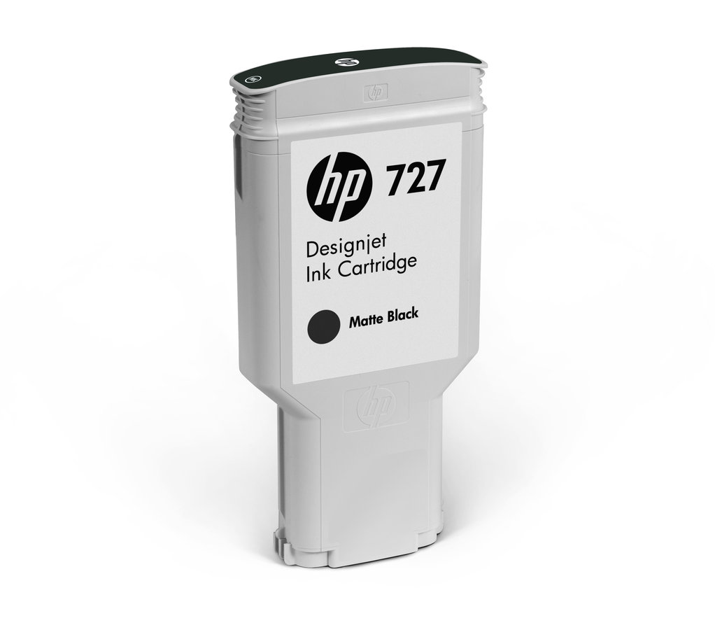 Inkoustová kazeta HP 727 matná černá (300 ml) (C1Q12A)