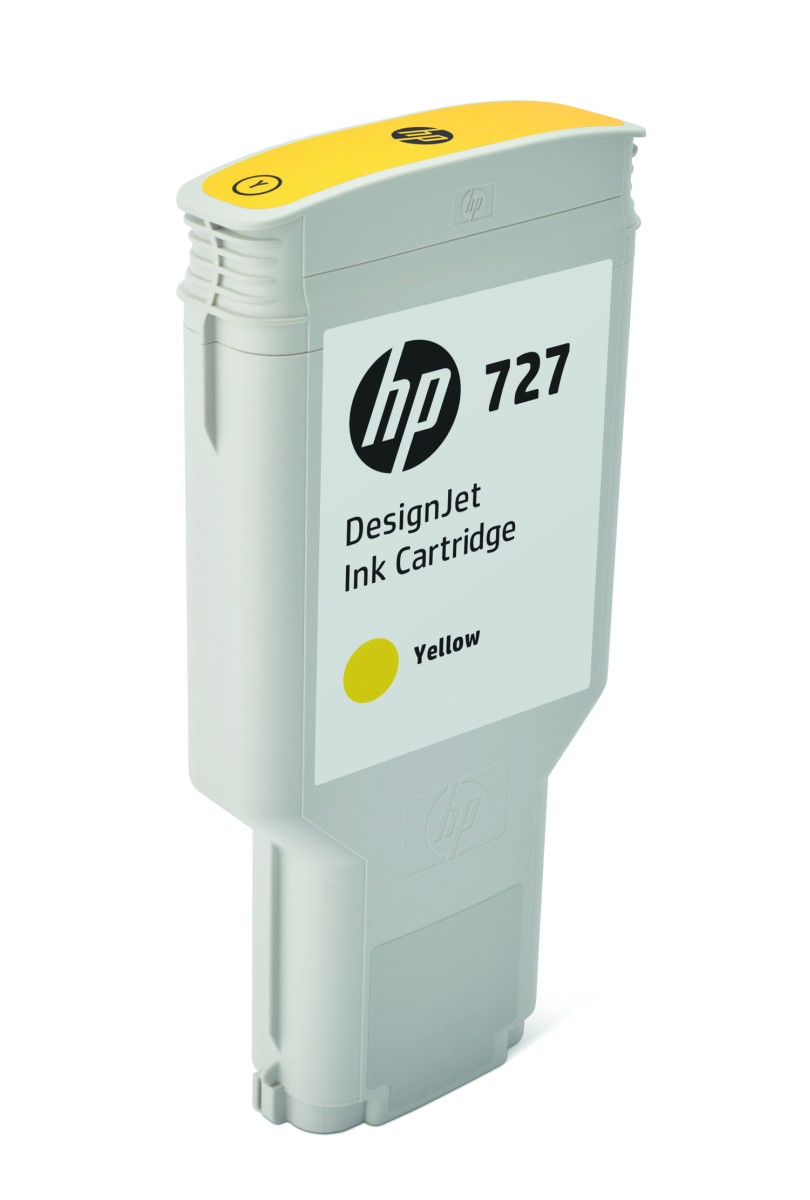Inkoustová kazeta HP 727 žlutá (300 ml) (F9J78A)