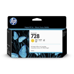 Inkoustová kazeta HP 728 žlutá (130 ml) (F9J65A)