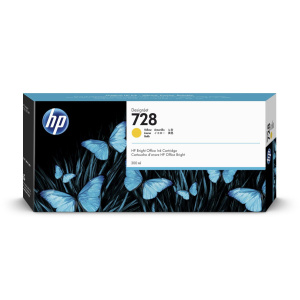 Inkoustová kazeta HP 728 žlutá (300 ml) (F9K15A)