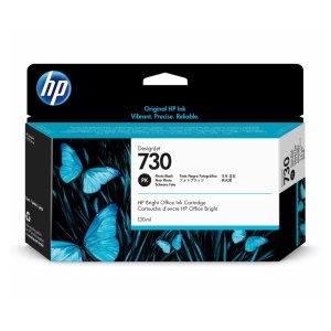 Inkoustová kazeta HP 730 fotografická černá (130 ml) (P2V67A)