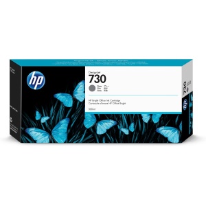 Inkoustová kazeta HP 730 šedá (300 ml) (P2V72A)