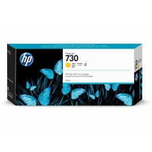 Inkoustová kazeta HP 730 žlutá (300 ml) (P2V70A)