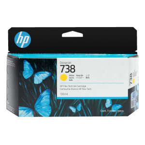Inkoustová kazeta HP 738 žlutá (130 ml) (498N7A)