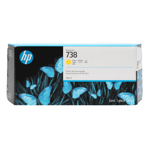 Inkoustová kazeta HP 738 žlutá (300 ml) (676M8A)