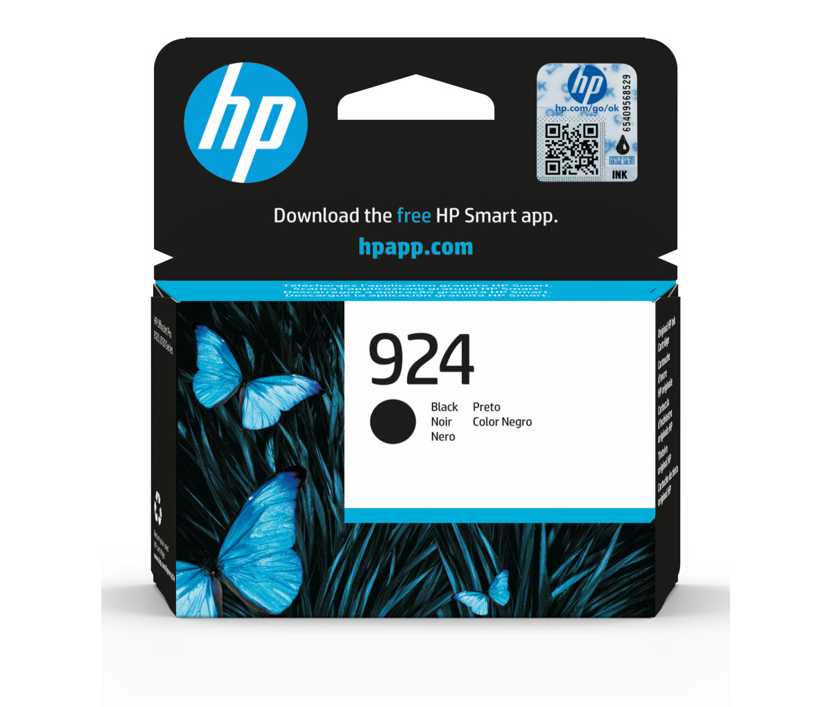 Inkoustová kazeta HP 924 černá (4K0U6NE#CE1)