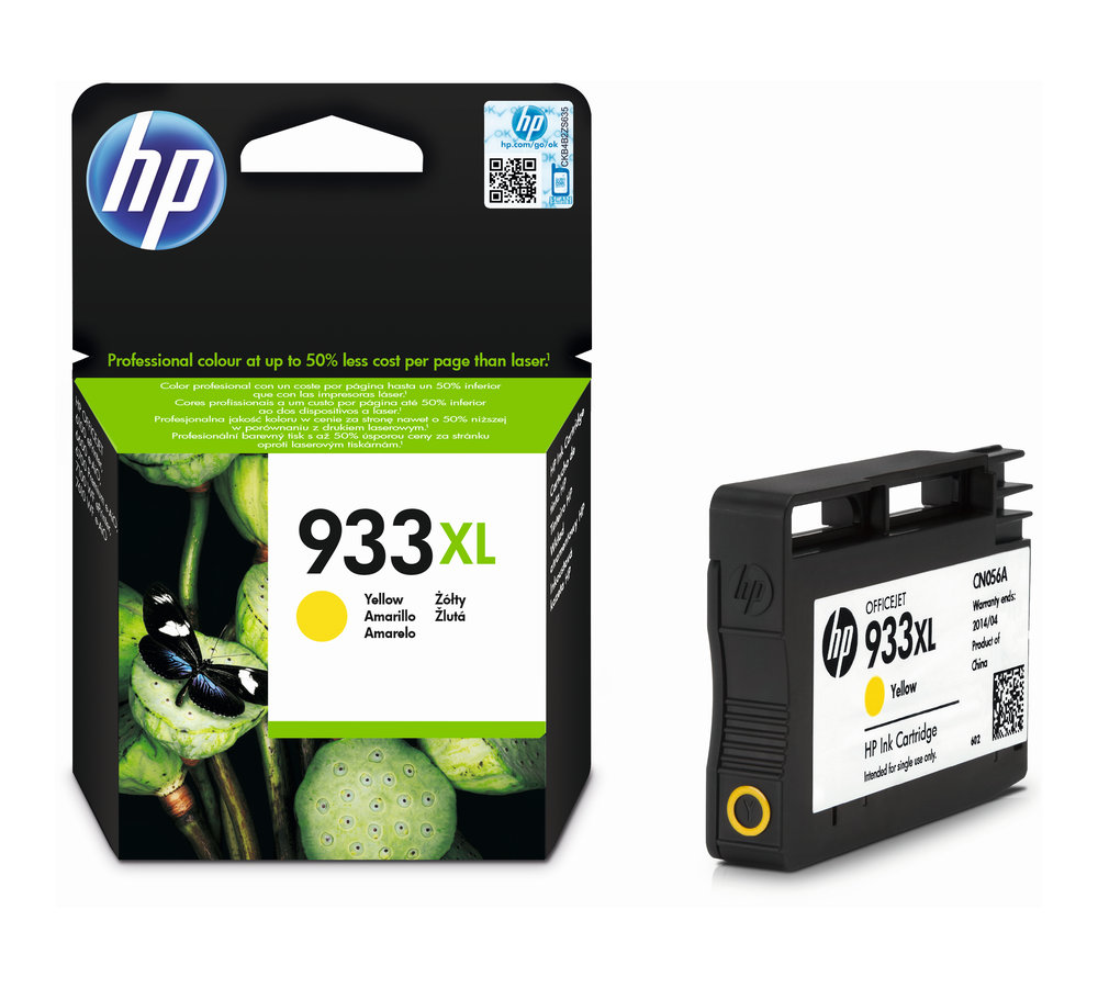 Inkoustová kazeta HP 933XL žlutá (CN056AE#BGY)