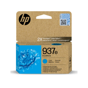 Inkoustová kazeta HP 937e EvoMore azurová (4S6W6NE#CE1)