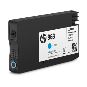 Inkoustová kazeta HP 963 azurová (3JA23AE#BGY)