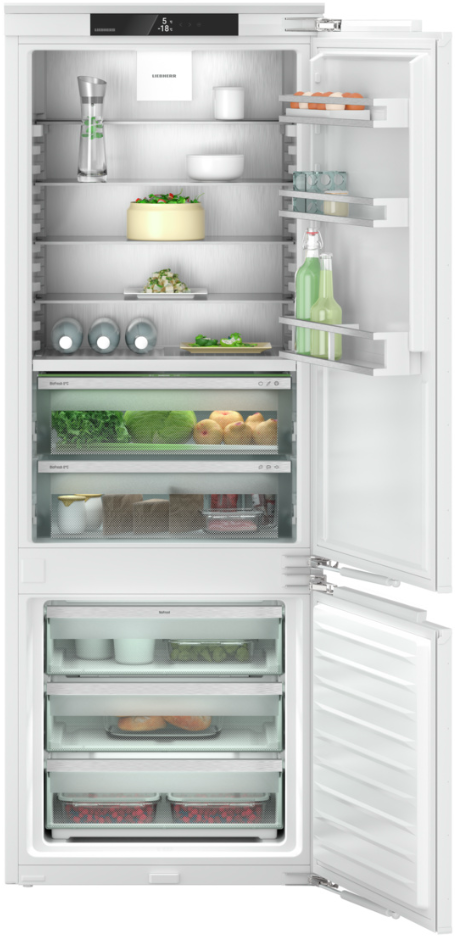 Liebherr ICBNc 7623 vestavná kombinovaná lednice Plus BioFresh