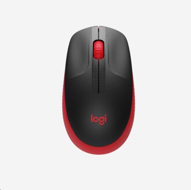 Logitech M190/Kancelářská/Optická/1 000 DPI/Bezdrátová USB/Černá-červená 910-005908 - Obrázek 18