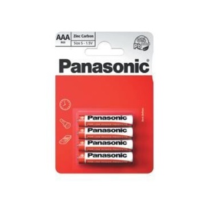PANASONIC Zinkouhlíkové baterie Red Zinc R03RZ/4BP EU AAA 1