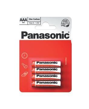 PANASONIC Zinkouhlíkové baterie Red Zinc R03RZ/4BP EU AAA 1